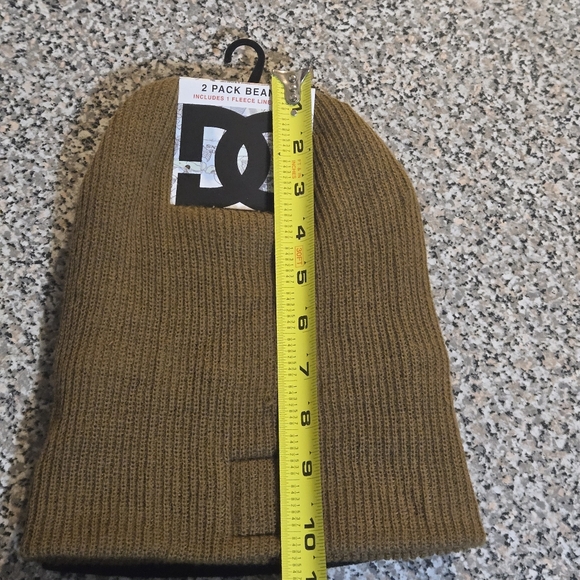 DC Brown Fleece & Black Beanies - Picture 8 of 8